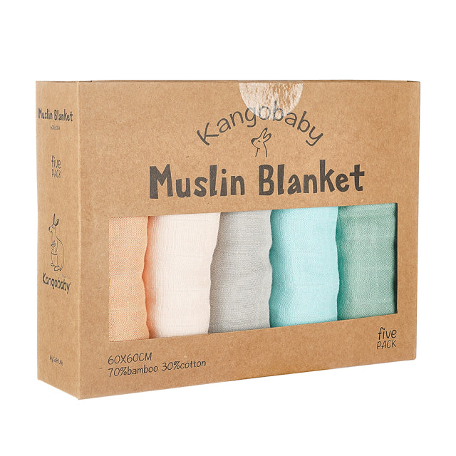 Muslin Blanket Bamboo Cotton Multi-Functional Set